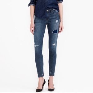 J.Crew Toothpick Jean - Destructed Miller